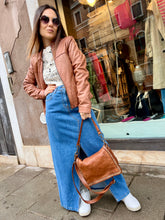 Carica l'immagine nel visualizzatore di Gallery, Gonna lunga jeans BLUE
