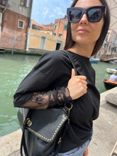 Carica l'immagine nel visualizzatore di Gallery, Susy Mix Maglia con maniche in Pizzo
